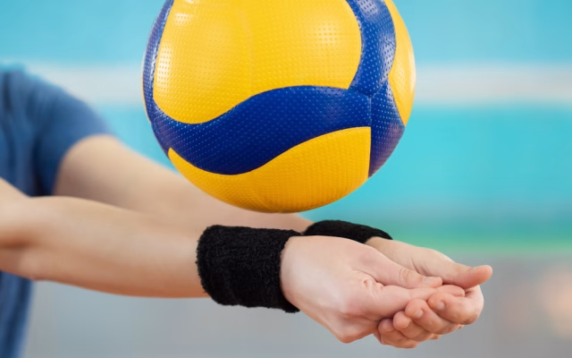 Button to Volleyball